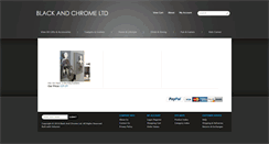 Desktop Screenshot of blackandchrome.co.uk